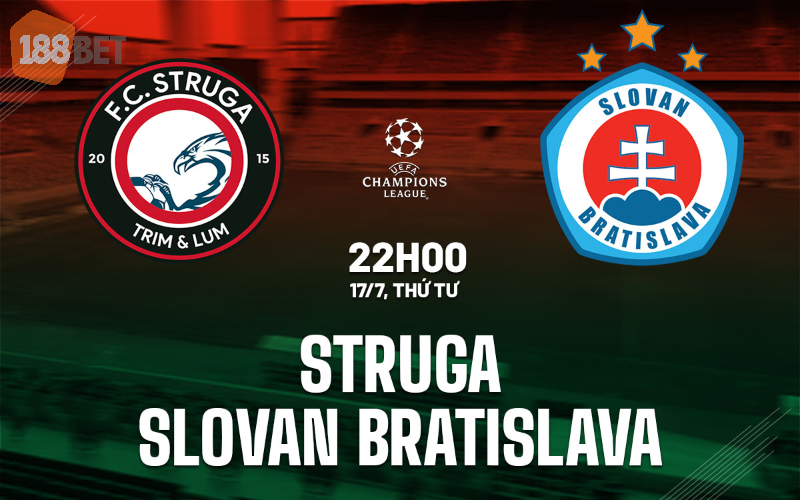 Nhận định trận đấu Struga vs Slovan Bratislava ngày 17/7/2024