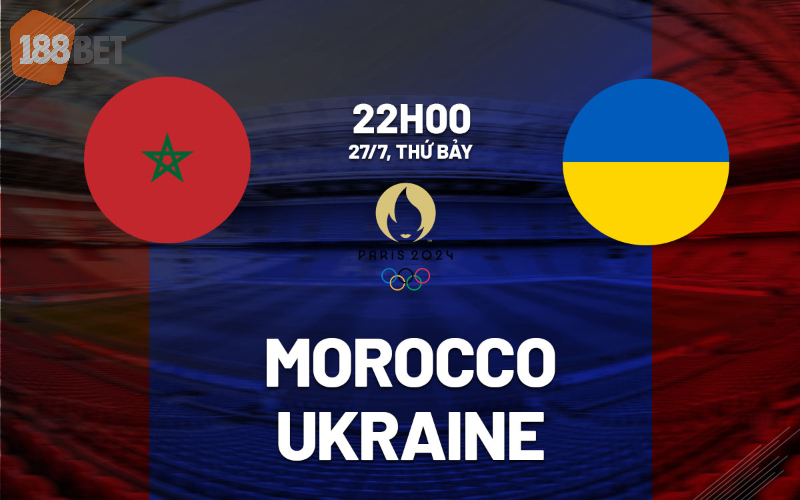 Dự đoán trận đấu Olympic Ukraine vs Morocco: 2PM UK ngày 27/7/2024