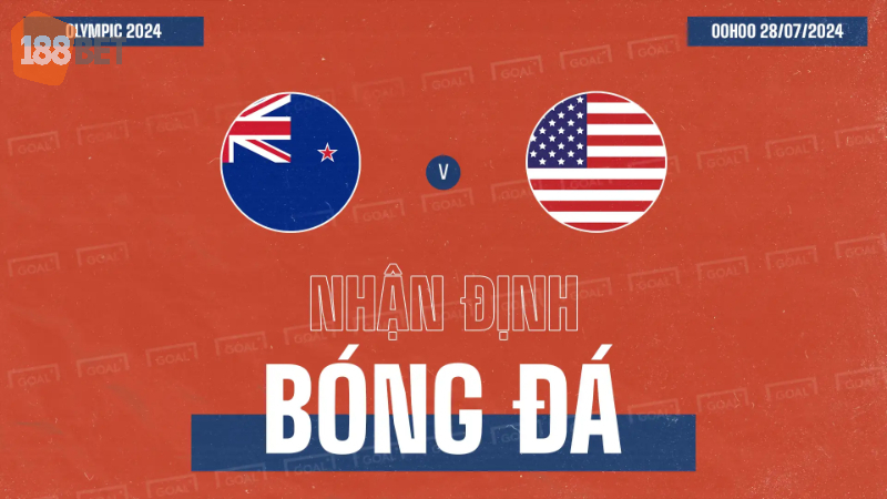 Nhận định bóng đá: U23 New Zealand vs U23 USA (6PM UK, ngày 27/7/2024)